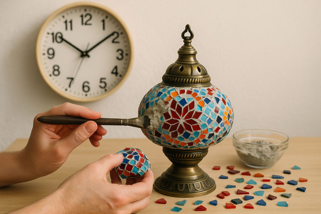 Mosaiklampe DIY