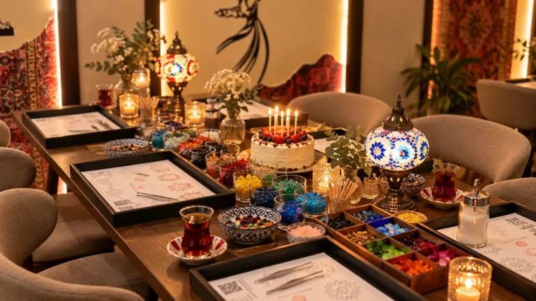 Geburtstag mit Kuchen und Mosaiklampen-Workshop in Berlin